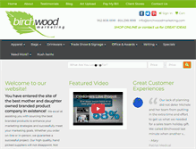 Tablet Screenshot of birchwoodmarketing.com